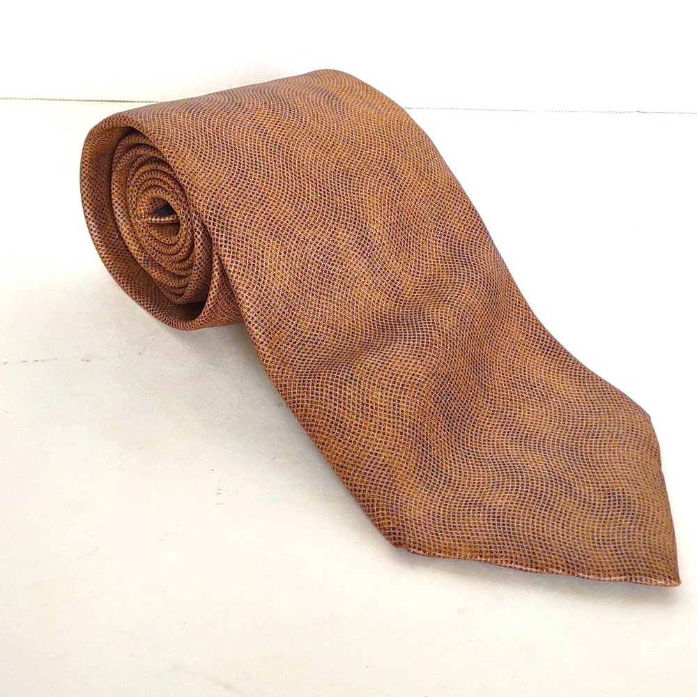 Lanvin Paris Beige Silk Tie